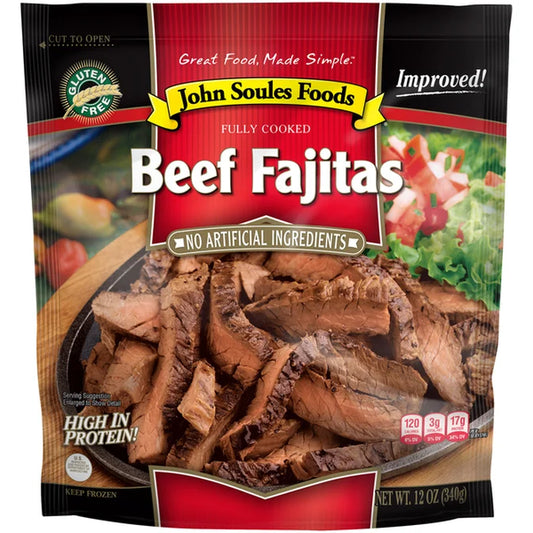 John Soules Foods Beef Fajitas - 12 OZ