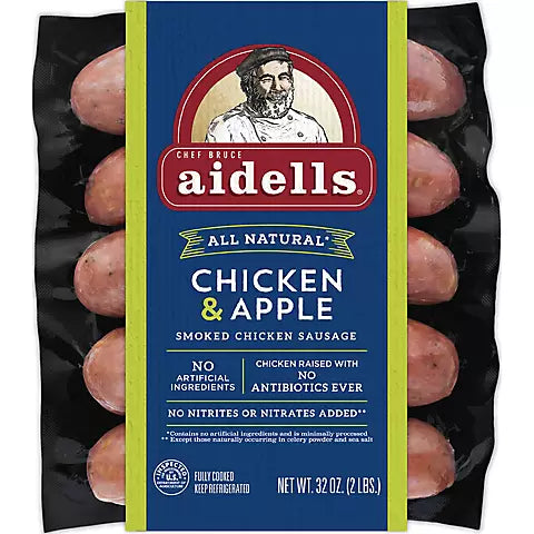 SHOP2BOX ADD ON Aidells Smoked Chicken Sausage, Chicken & Apple, 32 oz.