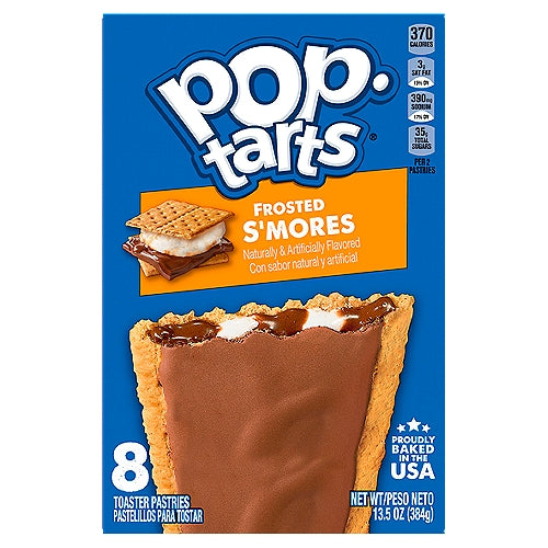 Pop-Tarts Frosted S'Mores Toaster Pastries, 8 count, 13.5 oz