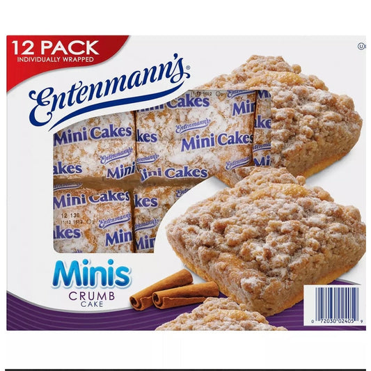SHOP2BOX ADD ON Entenmann's Minis - Crumb Cake. - 12 CT