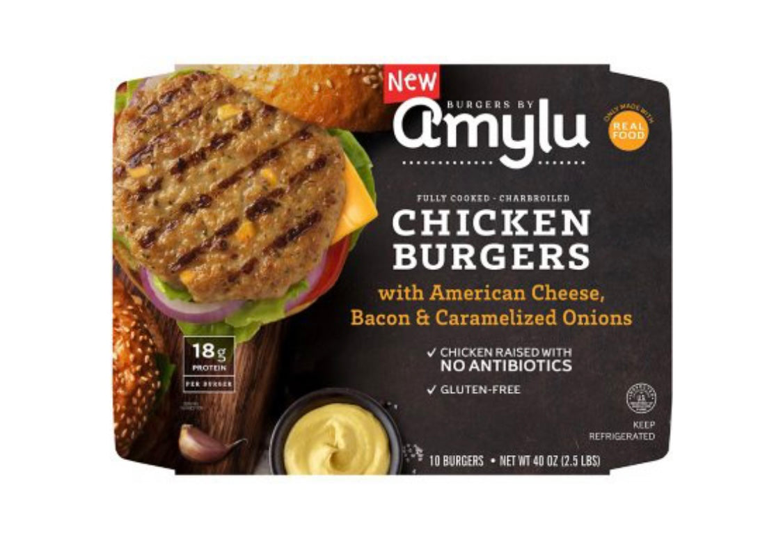 AMYLU Charbroiled Chicken Burgers - 10 Celt