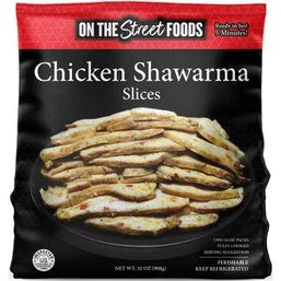 On The Street Foods Chicken Shawarma Slices, 32 oz