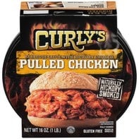 Curly's Naturally Hickory Smoked Pulled Chicken With Barbecue Sauce