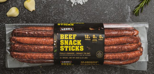 LEON'S  Beef Snack Sticks - 36 oz