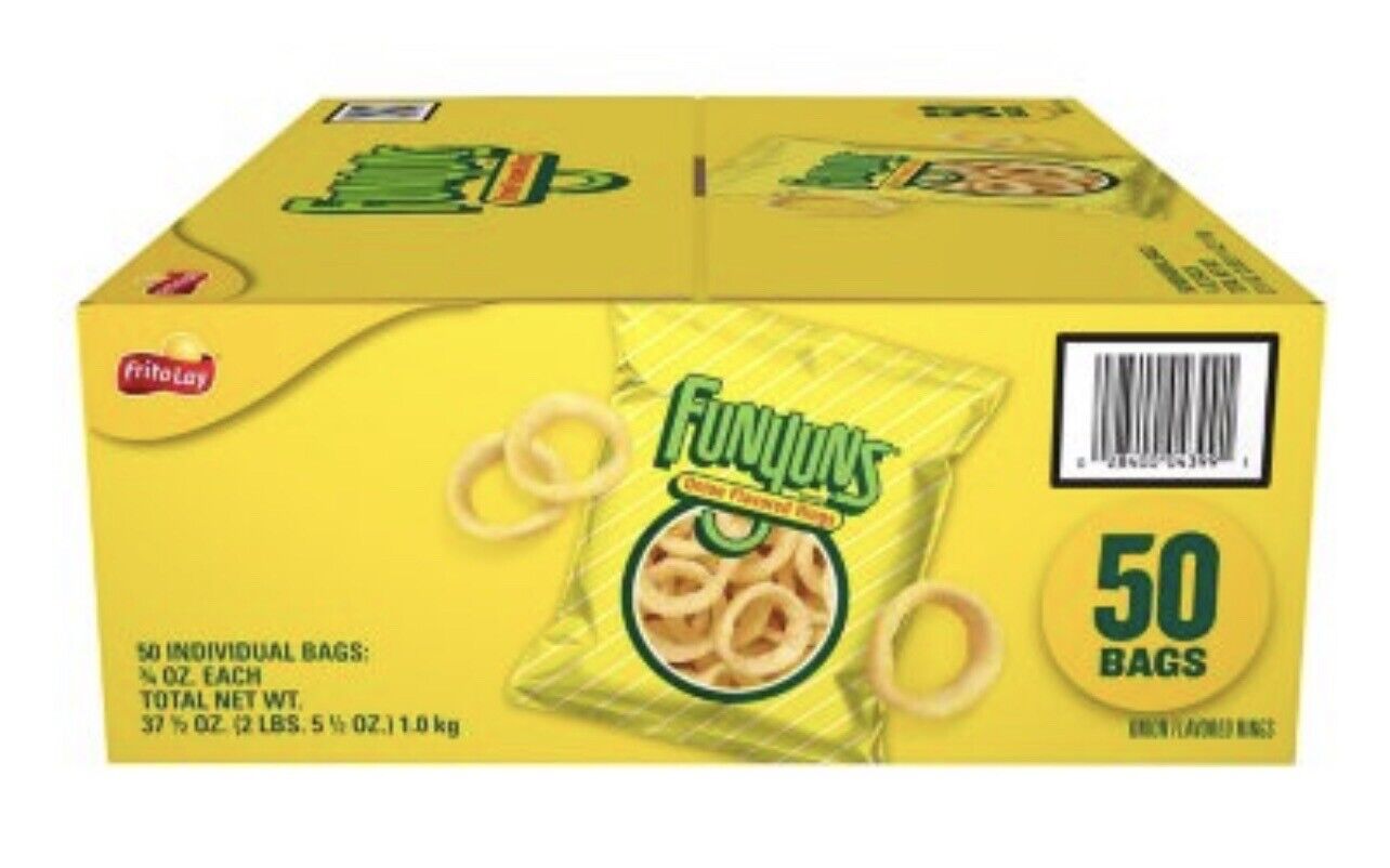 Funyuns Onion Rings Snacks (0.75 oz., 50 ct.)
