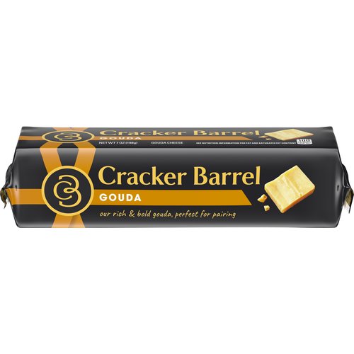 Cracker Barrel Gouda, Cheese, 198 Gram