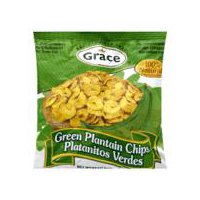 Grace Green Plantain Chips, 3 oz