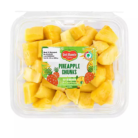 Fresh Cut Pineapple Chunks, 24 oz.