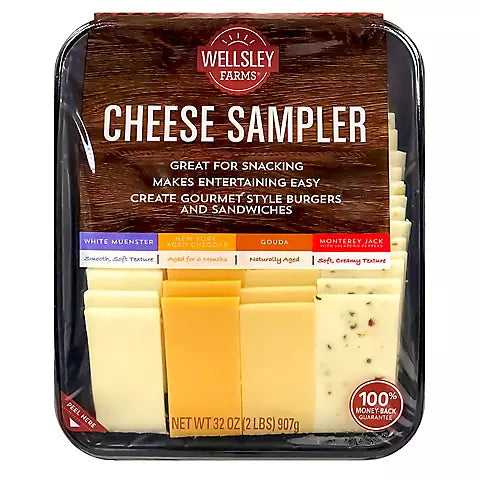 Wellsley Farms Signature Cheese Sampler, 32 oz.