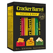 Cracker Barrel Cheddar Cheese Variety Pack, 3 pk./8 oz.