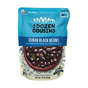 A Dozen Cousins Cuban Black Beans, 10 oz