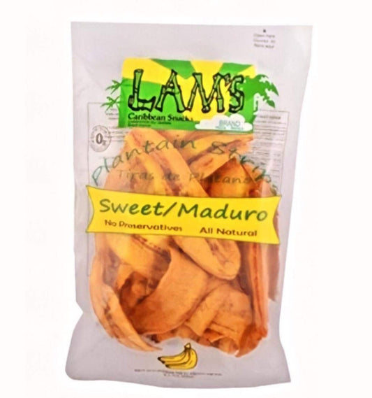 Lam's Plantain strips 2.1oz  Banana Chips (Sweet / Maduro) | All Natural