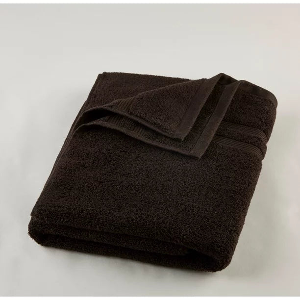Large Performance Solid Bath Towel - Brown