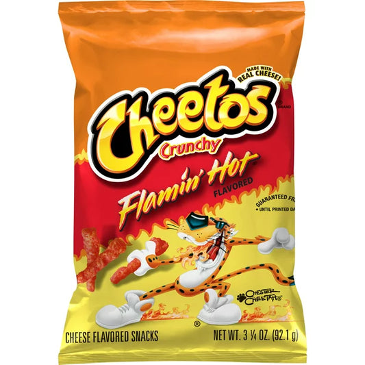 Cheetos Crunchy Cheese Flavored Snacks Flamin Hot (18.375 oz.)
