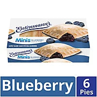 Entenmanns Minis Snack Pies Blueberry 6 Count - 12 Oz