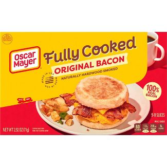 Oscar Mayer Fully Cooked Thick Cut Bacon, 2.52 oz