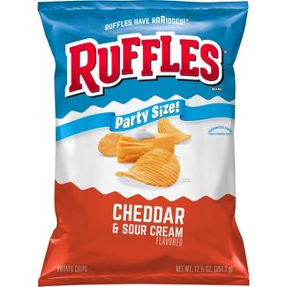 Ruffles Cheddar And Sour Cream Chips - 13oz