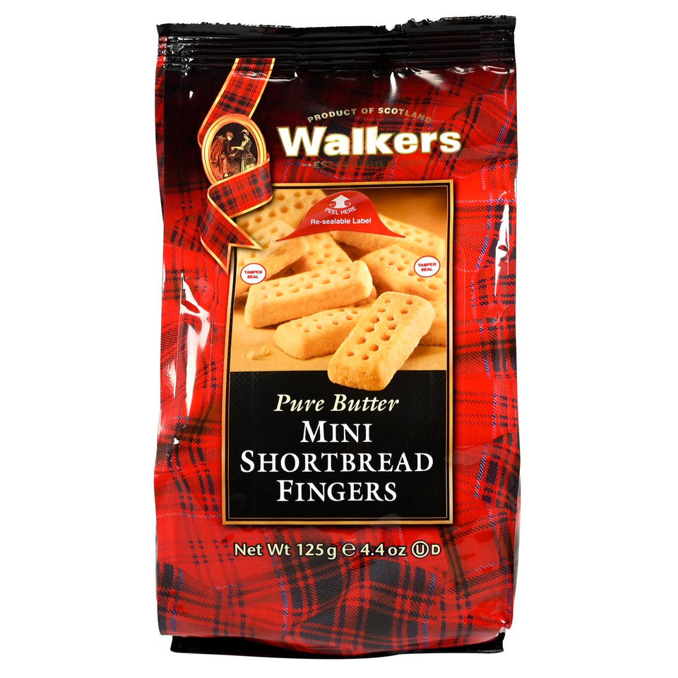 Walkers Mini Shortbread Fingers- 4.4oz 125g
