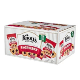 Knott's Berry Farm Raspberry Shortbread Cookies 2 oz., 36 pk.
