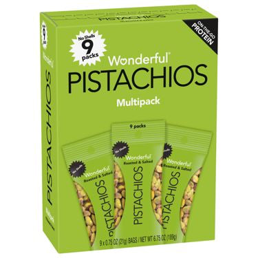 Wonderful  - No Shells Pistachios - 9 Pack