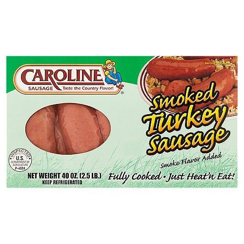Caroline Smoked Turkey, Sausage, 48 Ounce