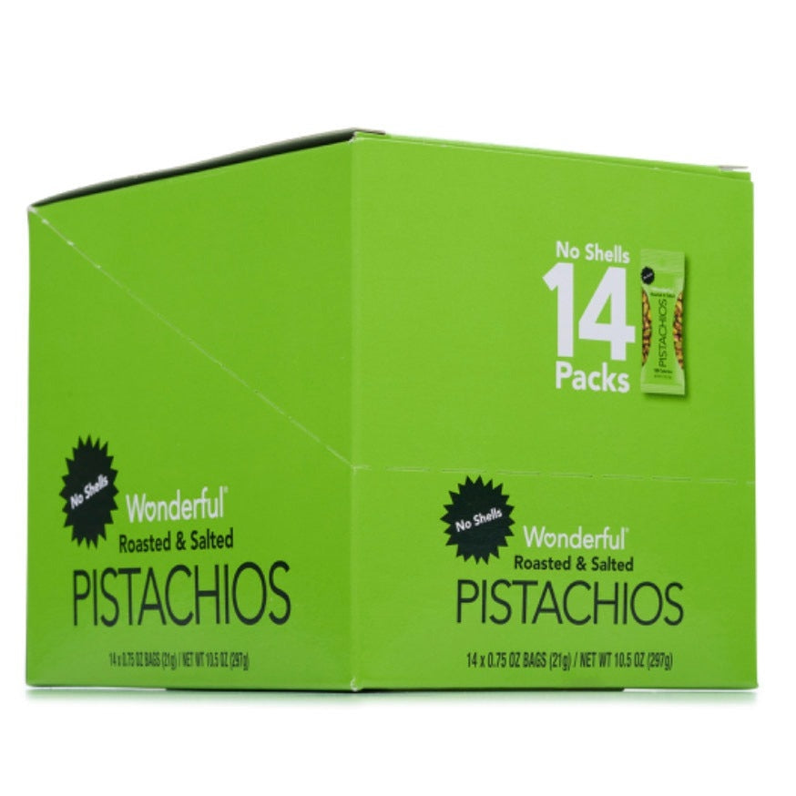 Wonderful  - No Shells Pistachios - 14 Pack