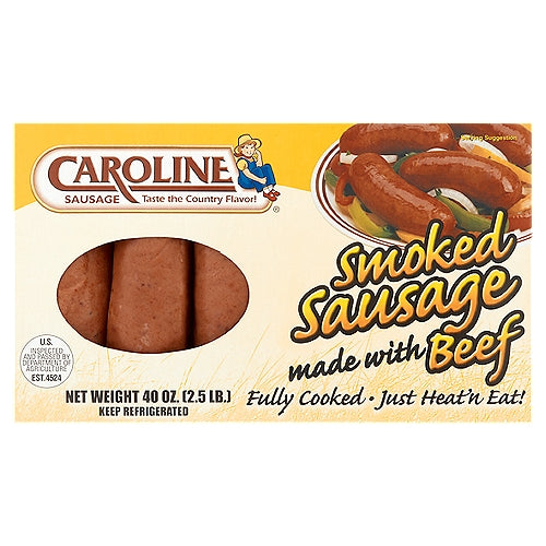Caroline Smoked, Sausage , 40 Ounce
