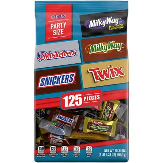 Mars Minis Chocolate Favorites Variety Pack - 125ct - 35.24oz