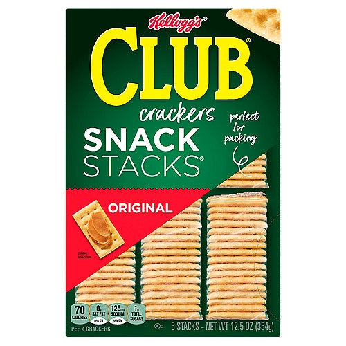 Club Snack Stacks Original, Crackers, 12.5 Ounce