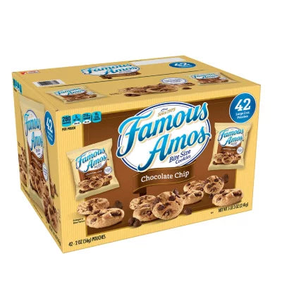 Famous Amos Chocolate Chip Cookies 2 oz. 42 ct.