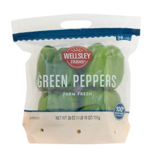 Wellsley Farms Green Pepper - 4pk