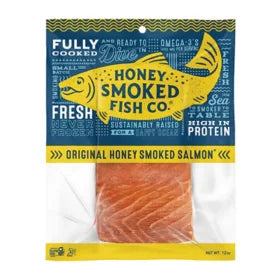 Honey Smoked Salmon, Original Flavor 12 oz.