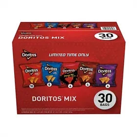 Doritos Mix Variety Pack Tortilla Chips 52.5oz., 30ct. – Kare Krate