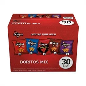 Doritos Mix Variety Pack Tortilla Chips 52.5oz., 30ct.
