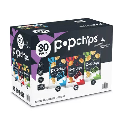 Popchips Variety Box 0.8 oz., 30 ct.