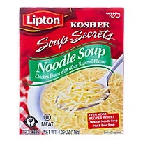 Lipton Soup Secrets Noodle Soup Mix Kosher Chicken - 4.87 Oz