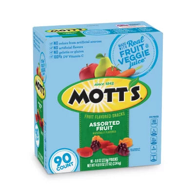 Mott's Fruit Flavored Snacks Assorted 90 ct.