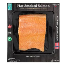 Foppen Hot Smoked Maple-Flavored Norwegian Salmon 16 Oz