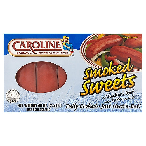 Caroline Smoked Sweets, Sausage, 48 Ounce