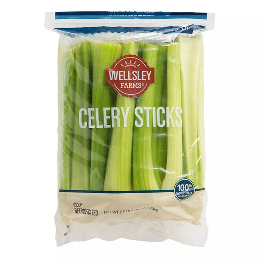 Wellsley Farms Celery Sticks, 2.5 lbs