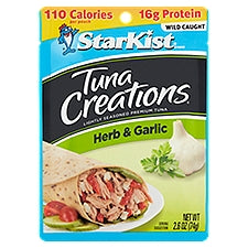 StarKist Tuna Creations Herb & Garlic, Tuna, 2.6 Ounce