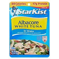 StarKist Albacore White in Water, Tuna, 2.6 Ounce