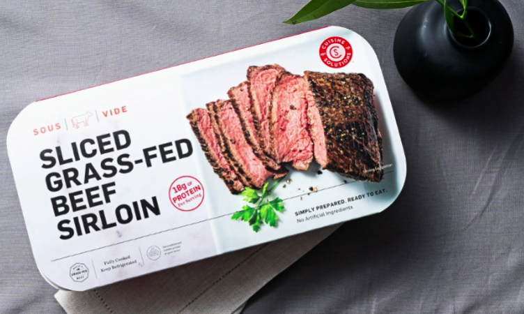 Cuisine Solutions Grass-Fed Sliced Beef Sirloin - 32 OZ - LIMIT 3 PER ORDER